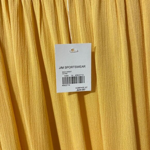 NEW Cato Off The Shoulder Blouse Top Yellow XL Trim Embroidered Boho Crochet - Picture 5 of 8